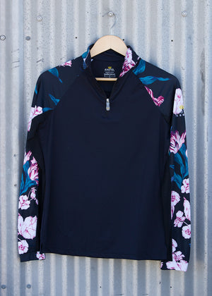 Kastel Denmark Floral Sleeve Shirt